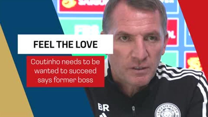 Coutinho needs to 'feel the love' to succeed says Rodgers