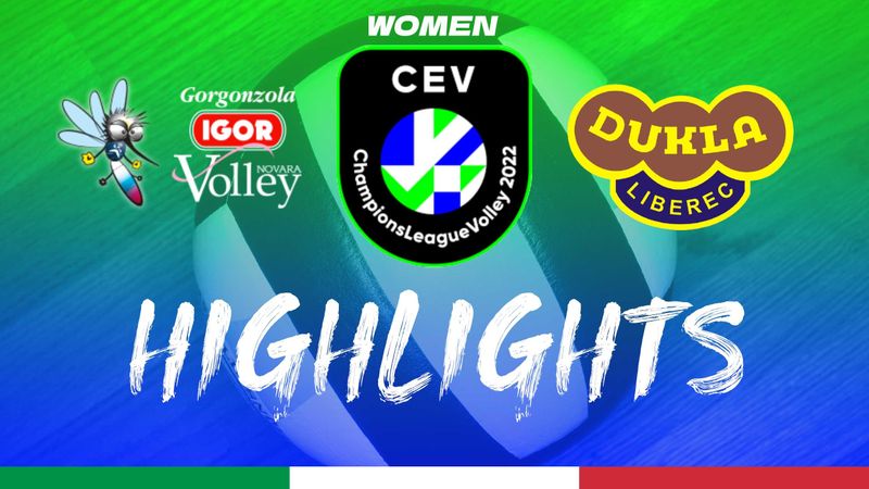 Highlights: Novara-VK Liberec 3-0