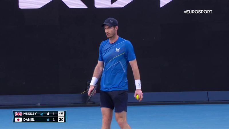 'As I'm tossing the ball' - Murray upset by camera during serve