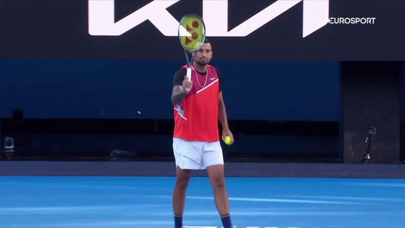 'Fantastic' - Kyrgios opens up with huge ace against Medvedev