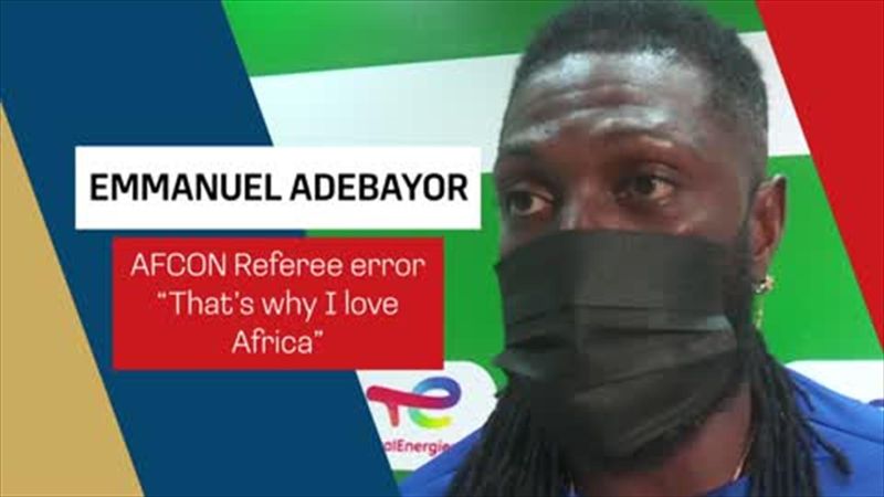 'That's why I love Africa' - Adebayor on AFCON referee blunder