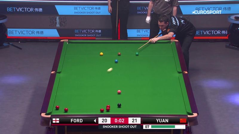 Tom Ford pots ball in final second to set up blue ball shoot out