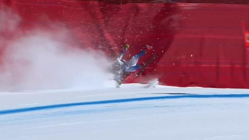 Schwerer Sturz: Johnson crasht in Cortina d'Ampezzo