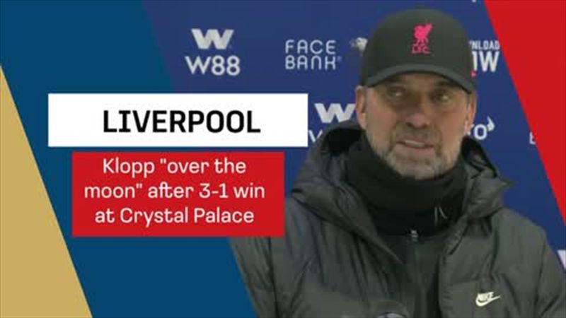 ‘It could have been a draw’ - Klopp after ‘important’ 3-1 win at Palace