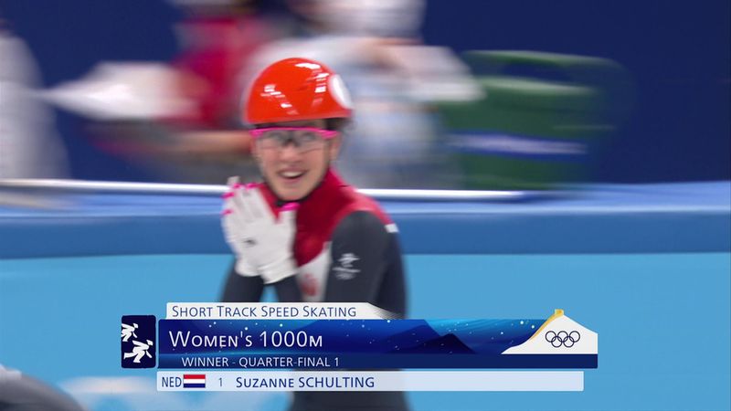 Suzanne Schulting, record mondial în seriile probei de 1000 metri