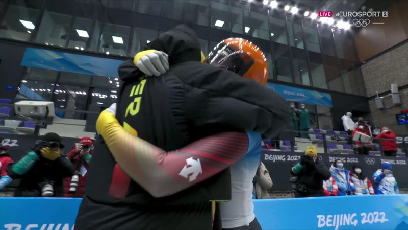 'Wow!' - Neise celebrates another gold for Germany in skeleton at Beijing 2022