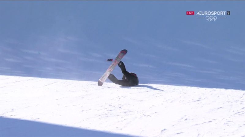 Sebastien Toutant, căzătură groaznică în concursul de snowboard de la Beijing
