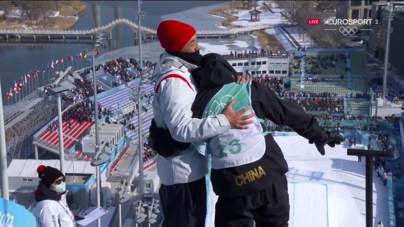 Yiming Su este campion olimpic la Big Air - snowboard, iar China a ajuns la șase medalii de aur!