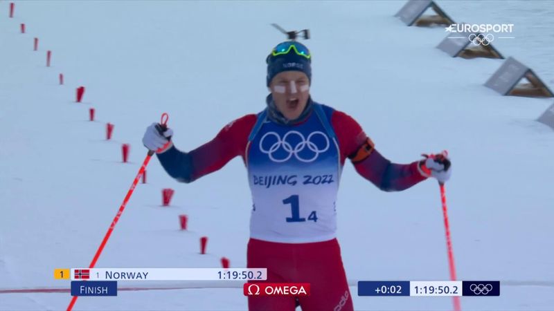 Beijing 2022 | Noorwegen wint de estafette biatlon