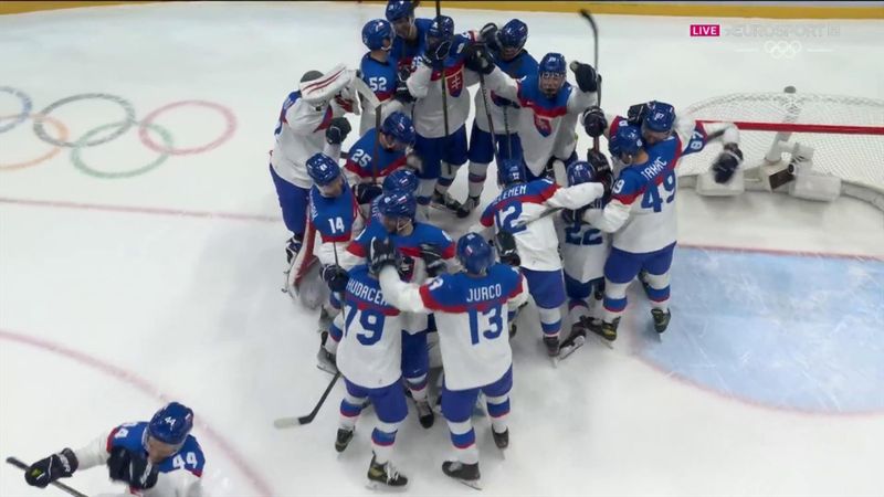 ‘A massive, massive upset!’ – Slovakia knock USA out in huge ice hockey shock