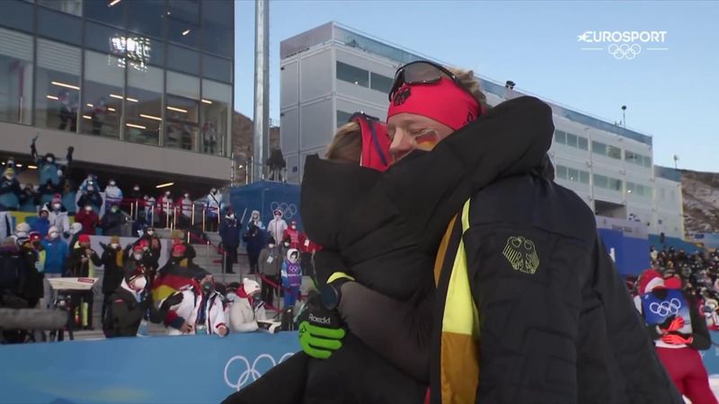 'There are your champions' - Germany celebrate women's team sprint gold