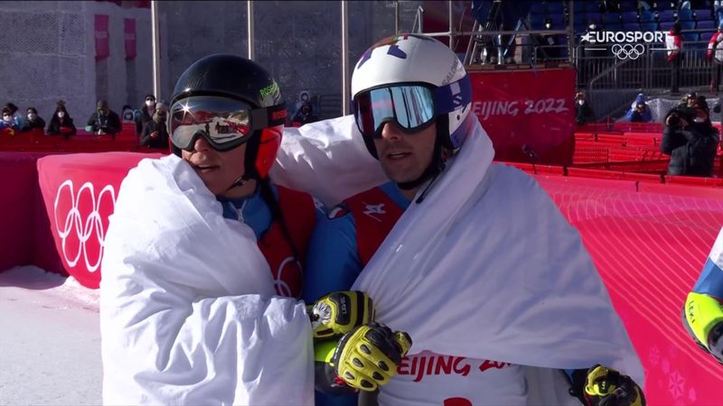 Freddo polare, Brignone e De Aliprandini si coprono durante il team event