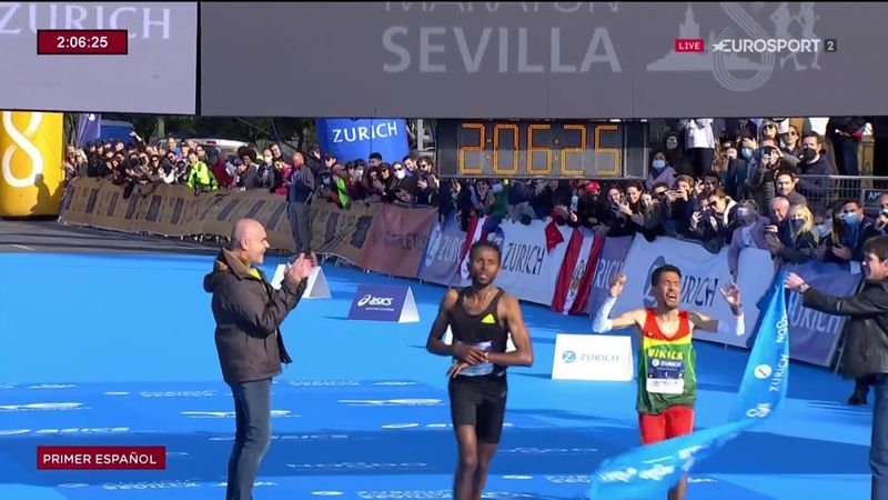 Día grande en el Maratón de Sevilla: Abderehman, récord de la prueba y Lamdassem, de España