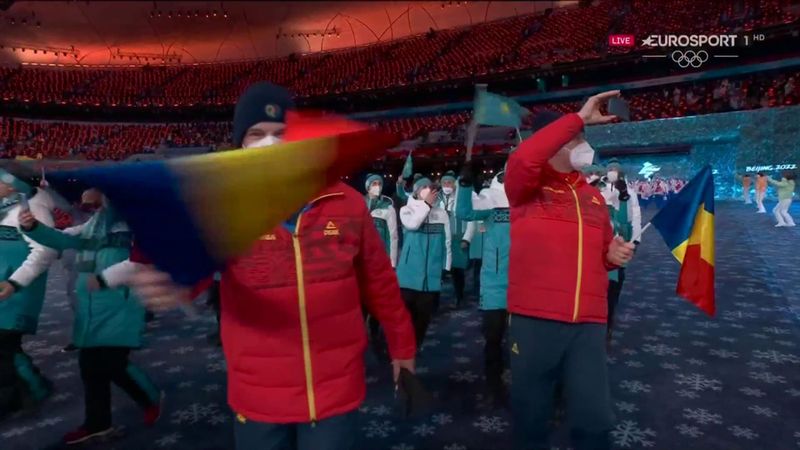 Defilarea sportivilor la Ceremonia de Închidere a Jocurilor Olimpice de la Beijing