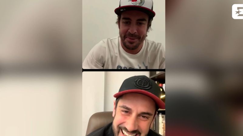 "Vamos a hacer una canción nueva": El divertido directo entre Alonso y Melendi