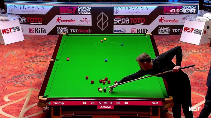 'Failed to hit it again!' - Trump misses two of the easiest shots in snooker