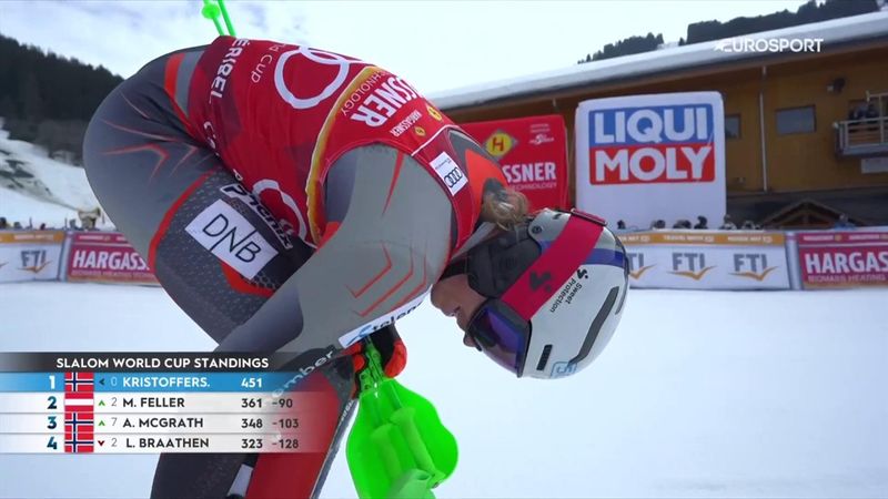 Kristoffersen vince la coppa di slalom col brivido: rivedi la gara