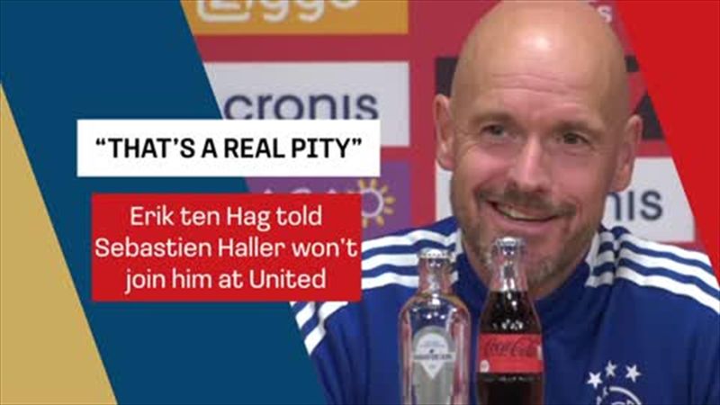 Ten Hag flooded with questions about Manchester United at Ajax press conference