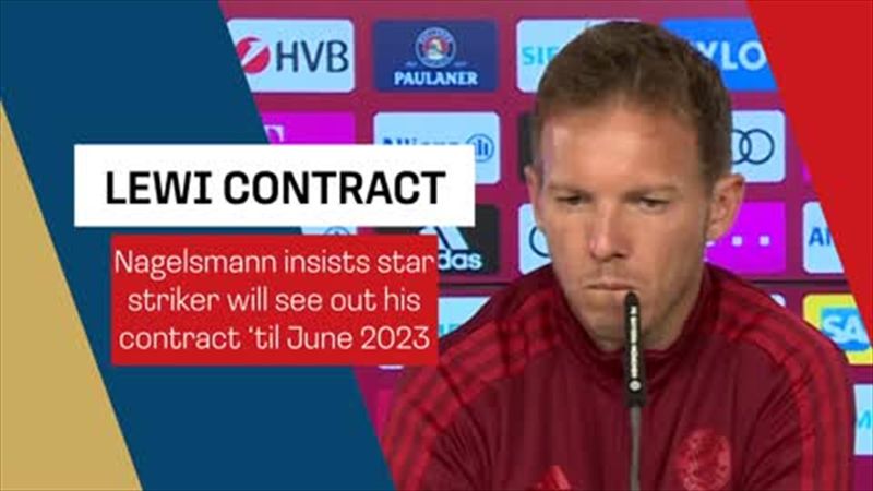 'Lewi's contract is until next year' - Nagelsmann insists star is staying at Bayern