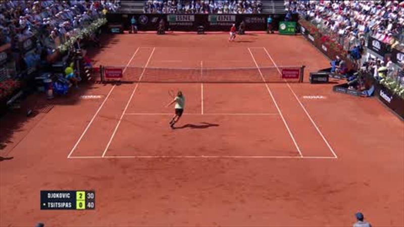Djokovic beats Tsitsipas in Rome to lift 6th Italian Open and 38th Masters title