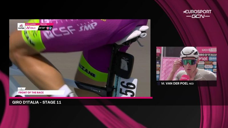 Van der Poel: "A Jesi mi ha battuto un grande. Che pubblico al Giro!"