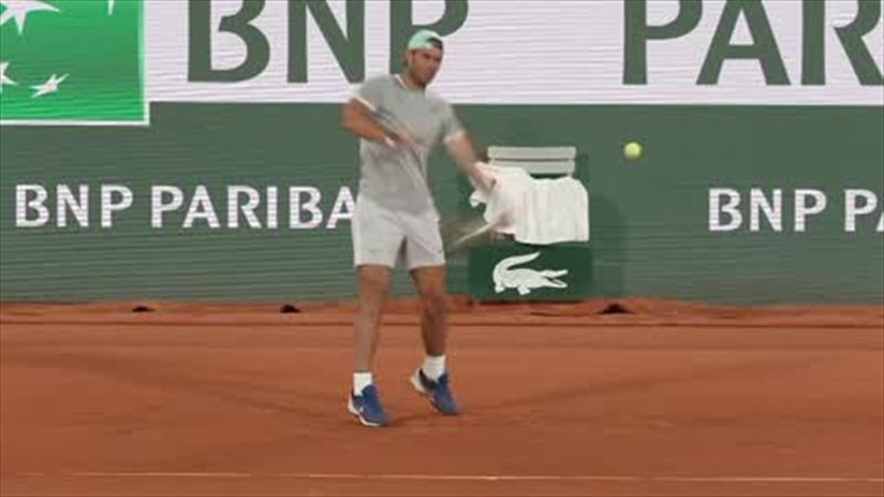 WATCH - Djokovic and Nadal practice ahead of French Open