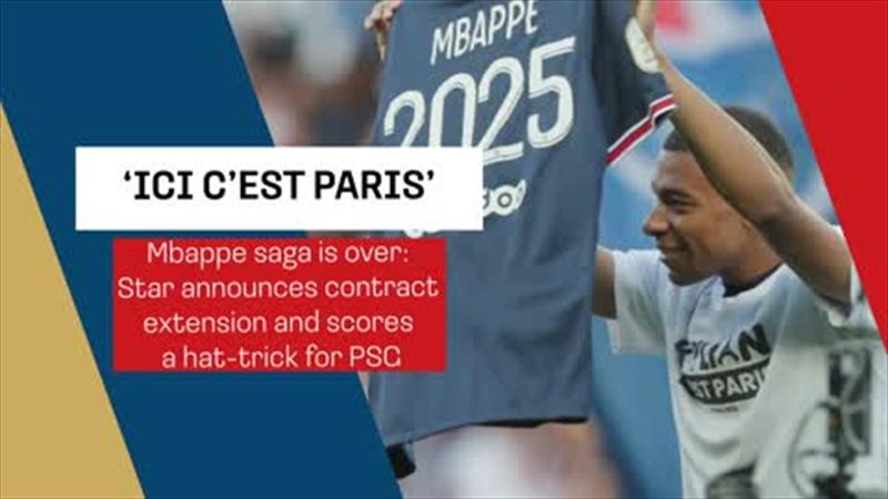 Mbappe confirms PSG stay, delivers video message on top of Parc des Princes