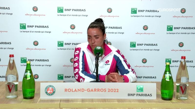 'A lot of frustration' - Jabeur reacts to her shock loss to Linette