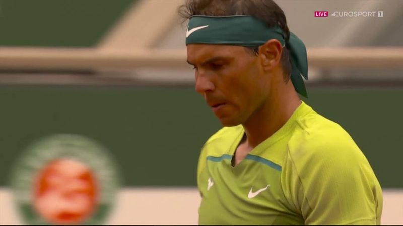 'Emphatic performance' - Nadal fires huge ace to win first set at French Open