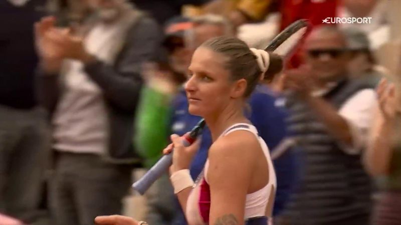 'Safely through' - Pliskova wins first-round match at French Open in three sets
