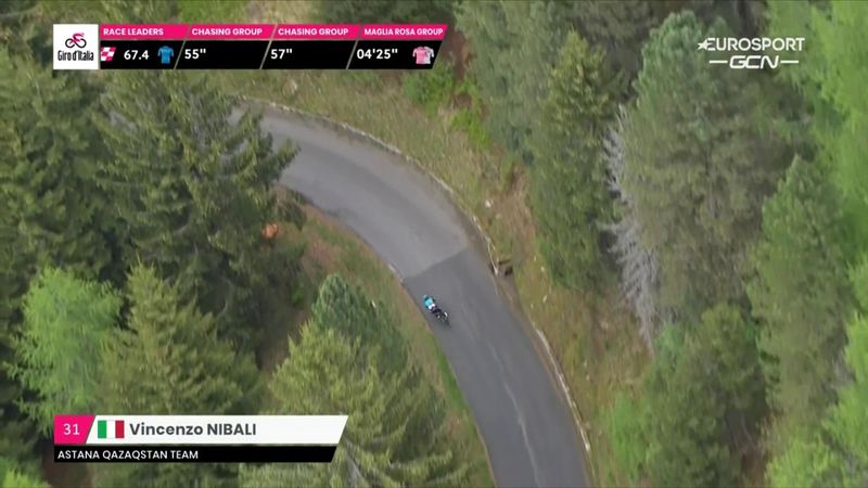 Nibali soars down Mortirolo to rip apart GC group on Stage 16
