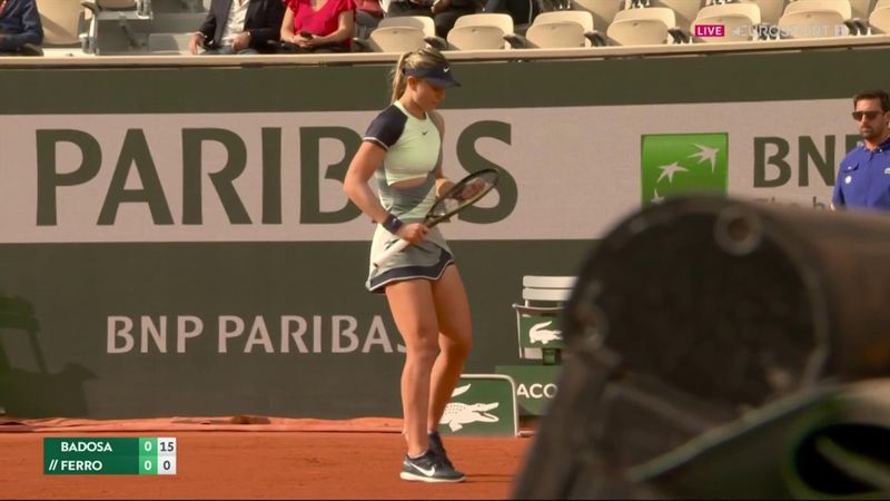 Third seed Badosa wins opening point of her French Open campaign against Ferro