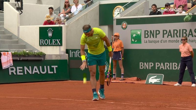 'You wouldn't bet on that!' - Nadal double-faults to begin third-round match