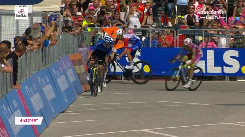 'Oh my word!' – Vendrame crashes at last corner in dramatic end to Stage 19 as Bouwman wins