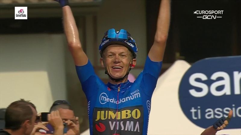Giro d'Italia | Dit zijn de hoogtepunten van etappe 19 gewonnen door Koen Bouwman