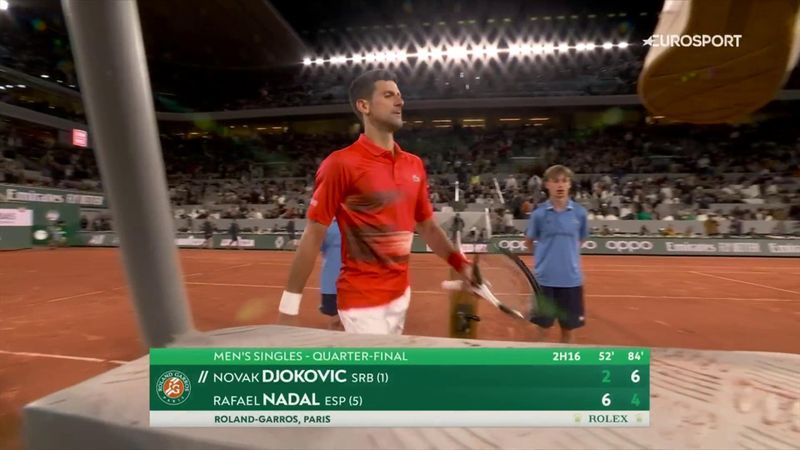 'Huge comeback!' - Djokovic wins second set with astonishing recovery against Nadal