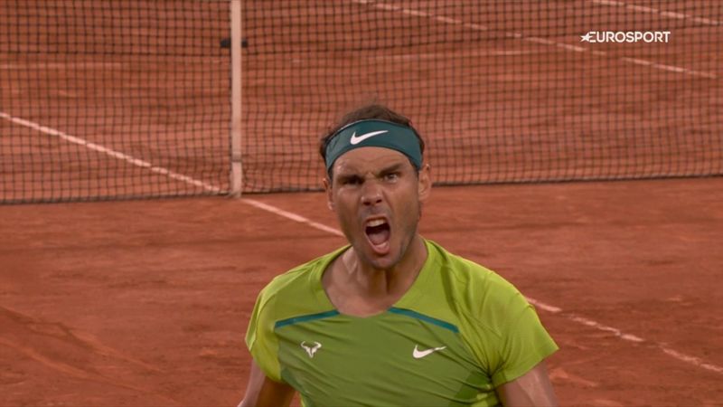 'His biggest roar!' - Nadal lands another screaming forehand winner