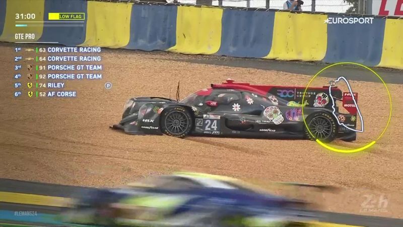 'Another visit to the gravel trap' - Sales skids off in FP1 at Le Mans