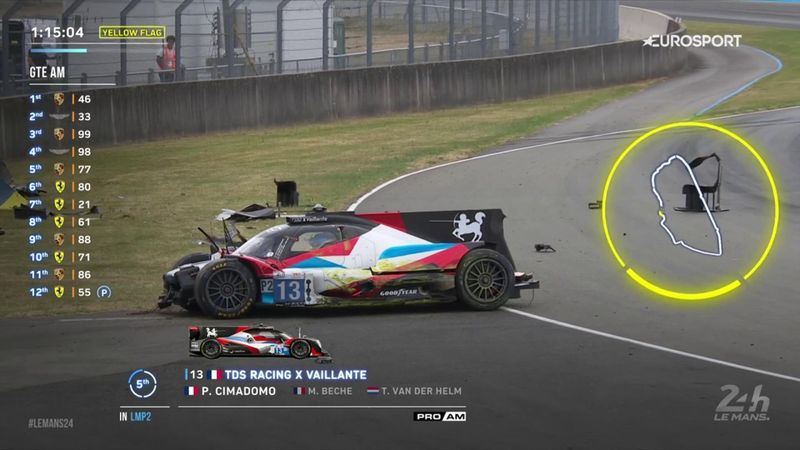 Kizártak egy versenyzőt a Le Mans 24h-ról ezért a balesetért