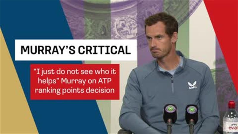 Murray's progress from injury 'good'; critical of ATP ranking points decision