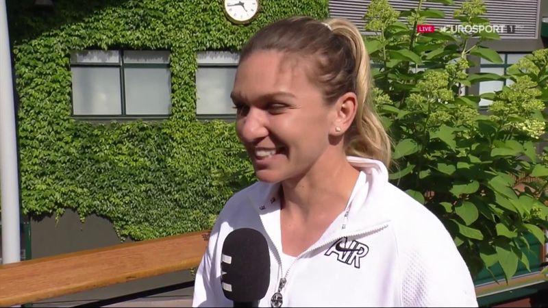 Simona Halep, extrem de relaxată în studioul Eurosport, cu doar o zi înaintea debutului la Wimbledon