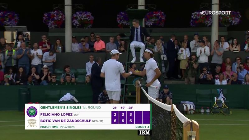 Wimbledon | Van de Zandschulp ontdoet zich in eerste ronde zonder veel moeite van Lopez