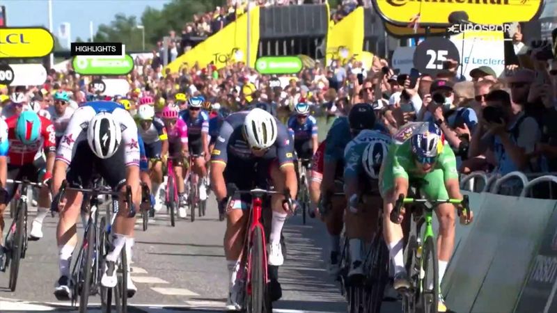 Tour de France | Bekijk hier de samenvatting van de door Jakobsen gewonnen tweede etappe