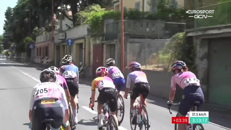 Komoly időkülönbségek a Giro első nehéz szakaszán, Vas Blanka a főmezőnnyel jött meg