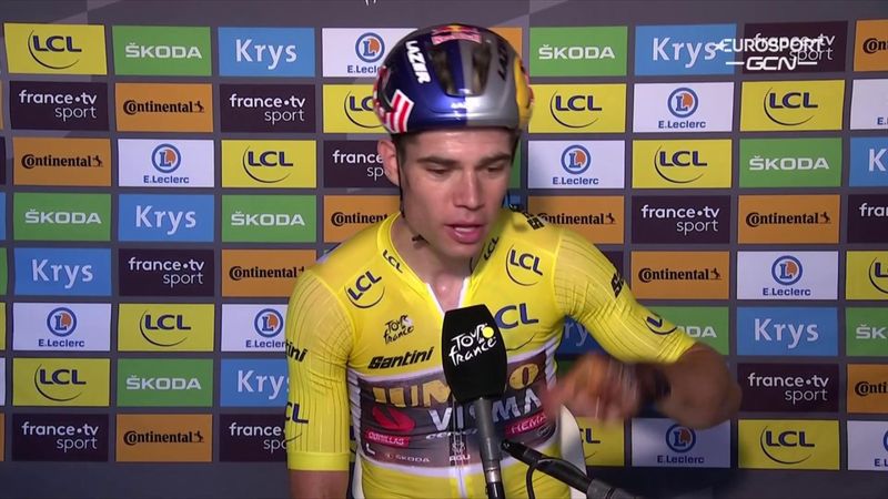 Tour de France | Reactie Van Aert na etappe 4