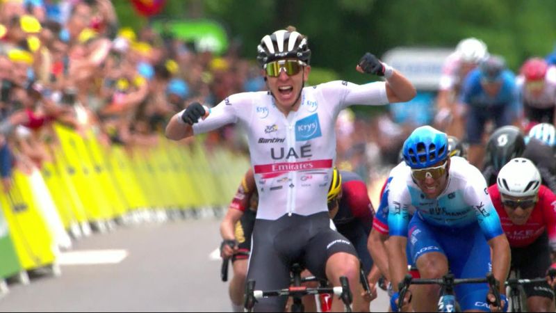 'Pogacar on fire' – Defending champion powers to Stage 6 win and into yellow