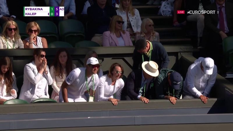 Simona Halep, fără replică în fața returului prin care Rybakina a închis semifinala de la Wimbledon