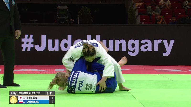 Un waza-ari en 30 secondes et Horikawa remporte l'or des -63 kg à Budapest