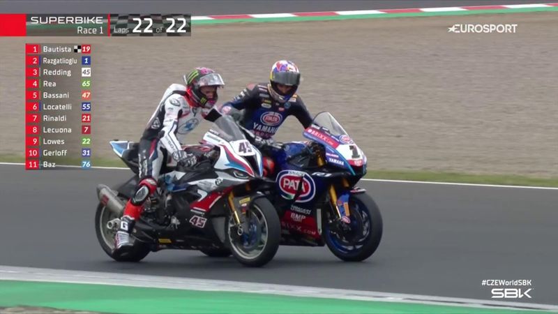 Fireworks as Toprak overtakes Redding in dramatic last lap and take second behind Bautista