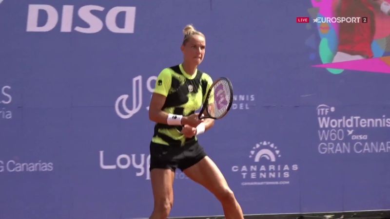 Arantxa Rus, primera finalista del ITF Gran Canaria tras barrer a Monnet (6-3 y 6-1)
